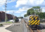 Amtrak Train # 475 arriving into Wallingford Station with Ex-Metroliner Cab Car # 9643 doing the honors